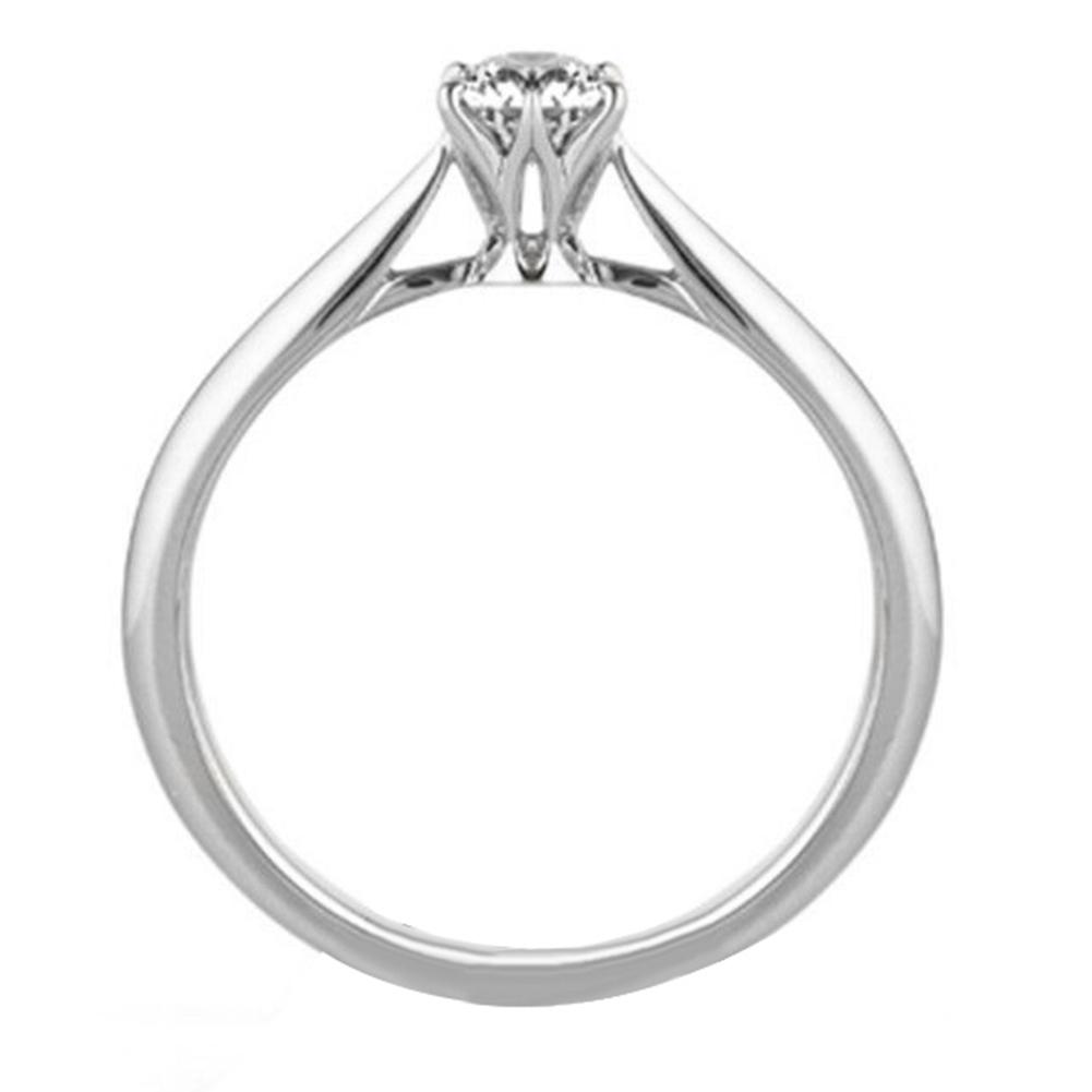 Kvinner Six-Claw Strass Cubic Engasjement Bryllup Finger Ring Smykker Tilbehør Gaver