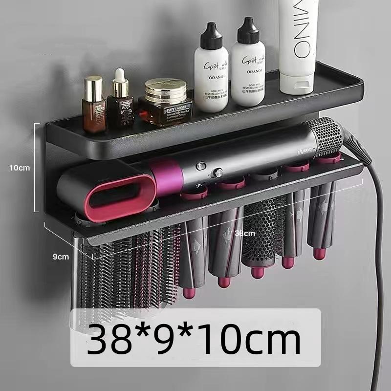 Dyson Hair Curler Multi-Functional Organizer Hair Dryer Shelf Hairs Styler Holder Wall Hanging NoPunch Shelf Bathroom Accessorie