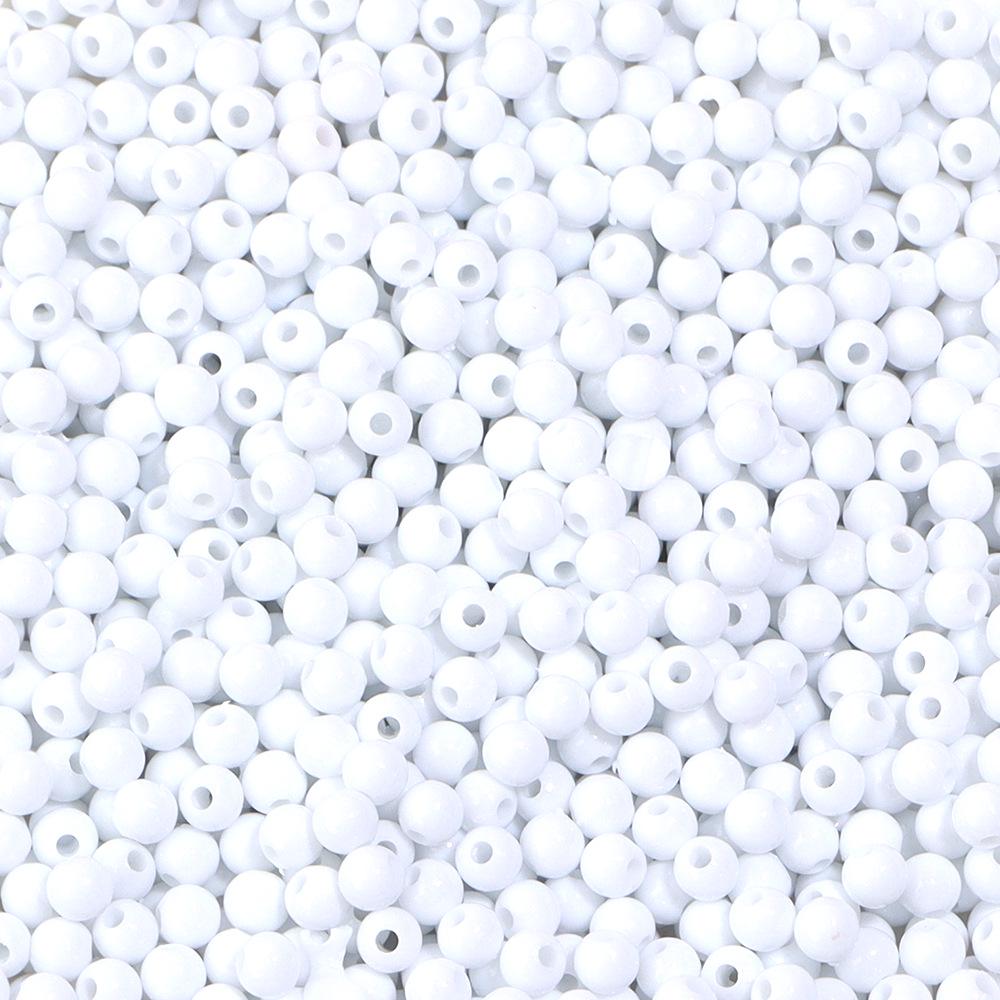 Colorful 4mm Acrylic Round Seed Beads for DIY Jewelry, Bracelets, and Necklaces