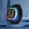 Kids Sports Electronic Watch Minimalist Polygonal LED Illusion Luminous Student Sports Watch Bracelet