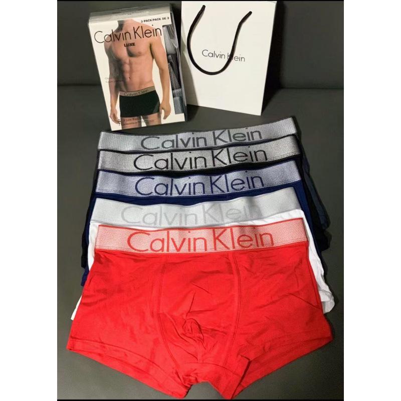 Męskie bawełniane bokserki z średnim stanem - Oddychające, jednokolorowe slipy