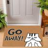 Humorous Cat Doormats Go Away Welcome Design Foot Mat Sassy Pet Lover Mats for Unique Home Entryway Decor Doormat