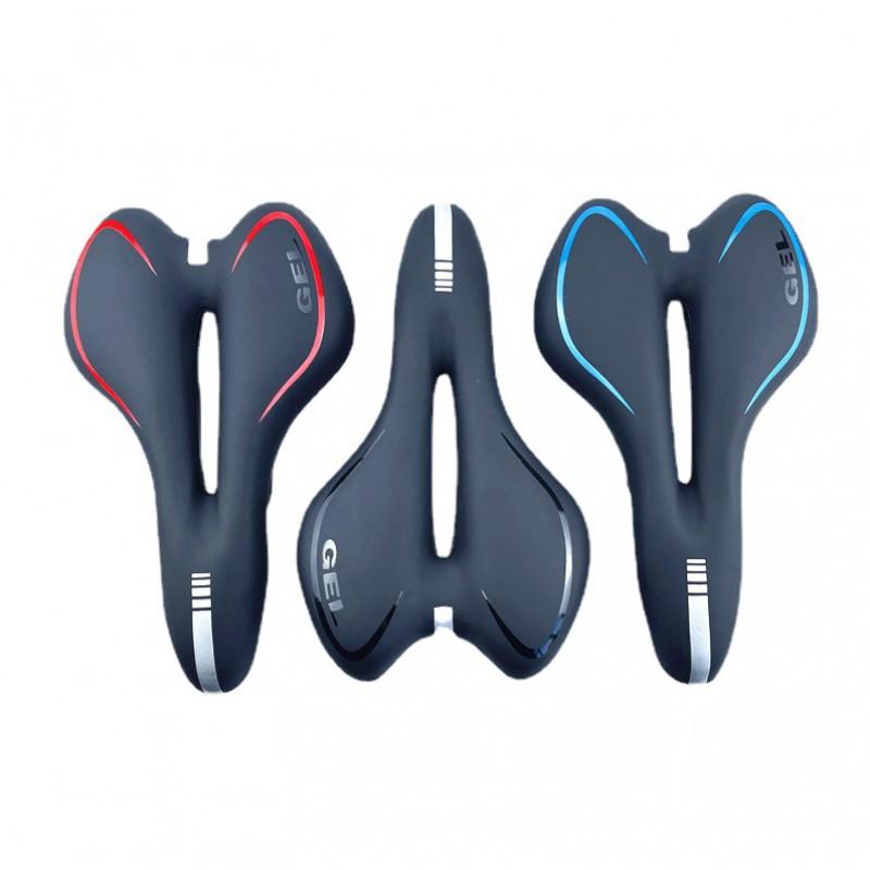 Mountain Bike Saddle Cushion Soft Silicone Sponge Bicycle Seat Cycling