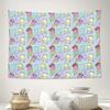 Boho Tapestry Wall Hanging Aesthetic Room Decor Vintage Nature Floral Pattern Bedding Throw Blanket Home Living Wall Art