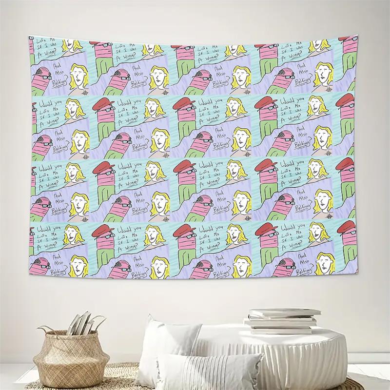 Boho Tapestry Wall Hanging Aesthetic Room Decor Vintage Nature Floral Pattern Bedding Throw Blanket Home Living Wall Art