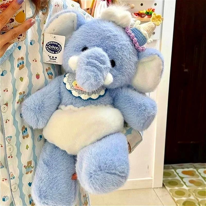 Large Size Benny Elephant Baby Plush Dolls Soft Stuffed Animals Toys Fluffy Pillow Great Birthday Present For Adults And Kids