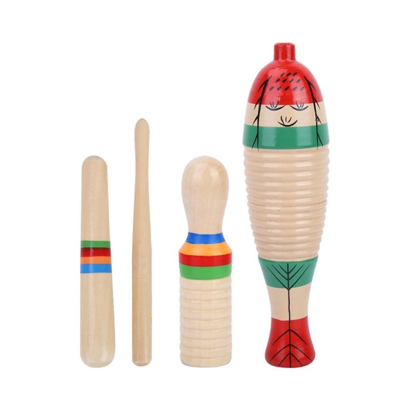 Kids Musical Instruments Toy, Wood Percussion Instrument Toy for Toddlers Children, Preschool Educational Learning Sets