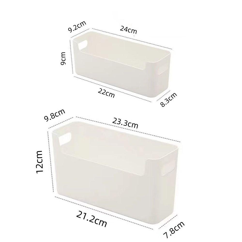 Large Capacity Desktop Storage Box Stackable Sundries Storage Boxes Storage Drawer  Fruit Cosmetic