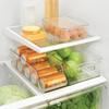 Covered Egg Holder 12 Eggs BPA-Free Plastic Refrigerator Storage Container with Lid and Handle Stackable Egg Organizer