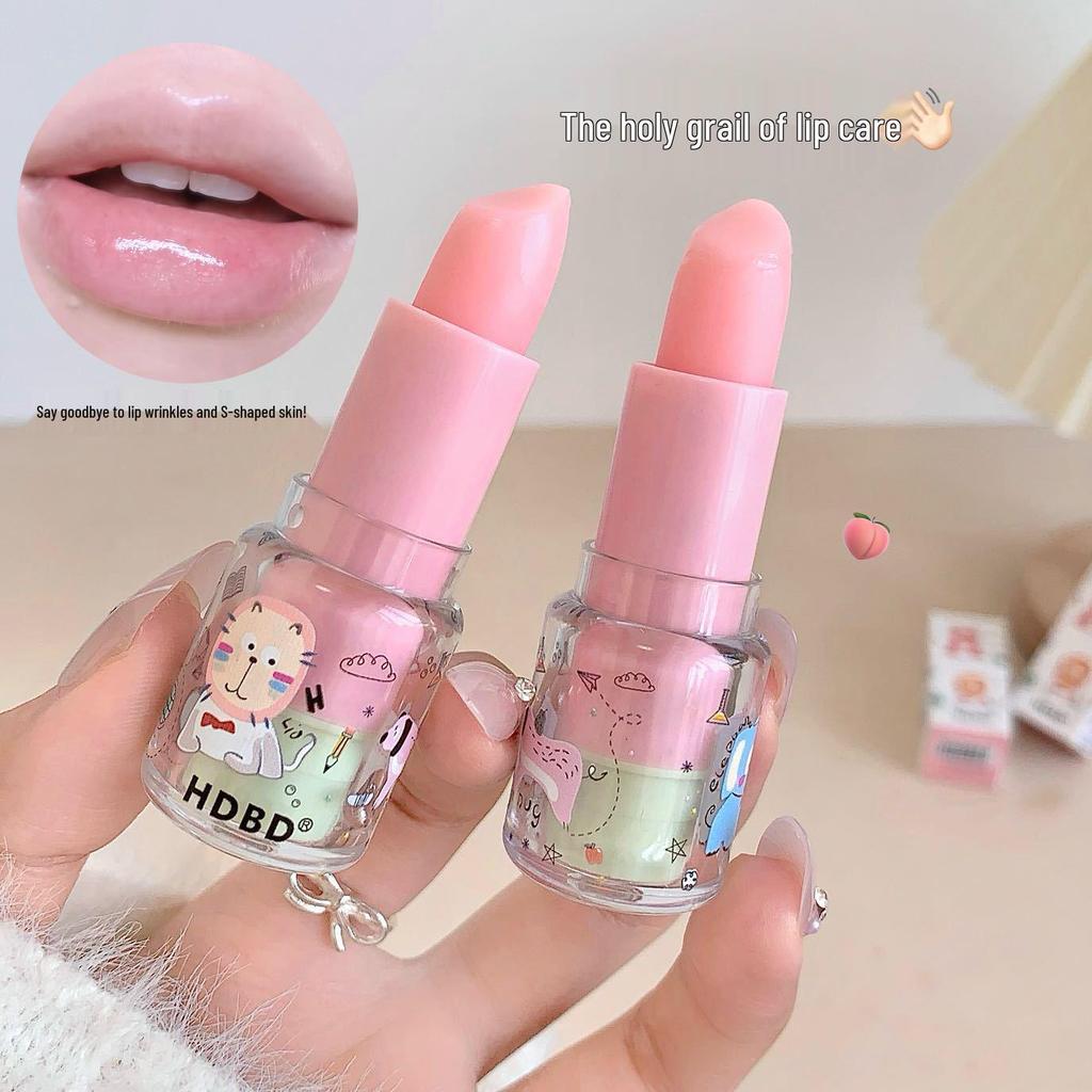 Cute Cartoon Lip Balm & Oil: Moisturizes, Nourishes, Hydrates, Exfoliates, Fades Lip Lines, Anti-Cracking for Teens