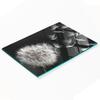 Decorative Tempered Glass Kitchen Chopping Board Dandelion 80x52 Cm