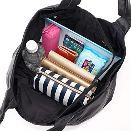 Tote Recycled Soft Medium Brown [Isaac] Bag, Nylon, Tote, Size, Women's, (20)