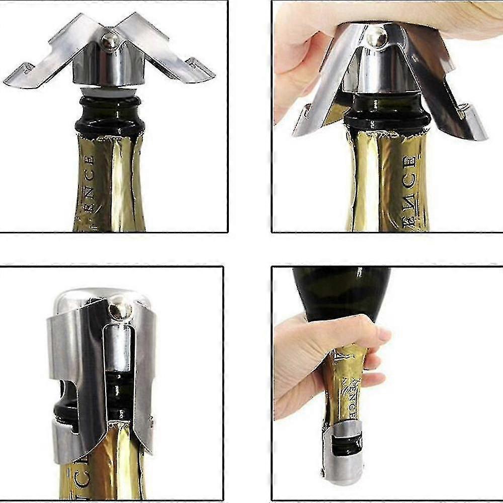 Bouchon de bouteille de champagne en acier inoxydable, scellage, bouchon, conservation