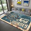 Nautical Rugs for Kids, Bedroom, Kitchen, Living Room & Bathroom - Stylish Home Decor Floor Mats