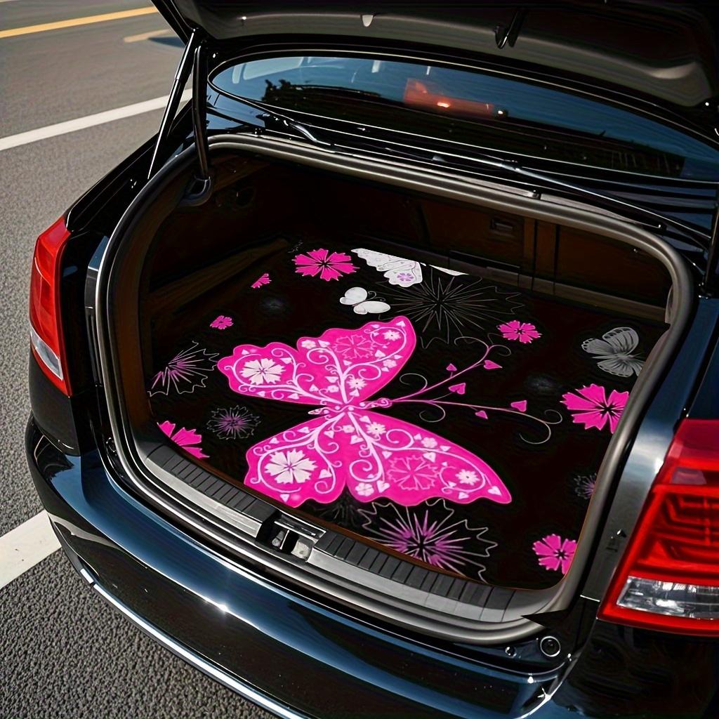 1Pcs Butterfly Car Trunk Mat Anti Slip Cargo Liner Waterproof Rear Storage Protector Floor Mat SUV Sedan Interior Decoration