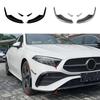 Mercedes-Benz A-Class W177 Front Lip & Corner Kit with Side Spoilers (4-Piece)