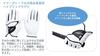LEZAX U.S.Athletes Tour Hybridhandschuh, Linke Hand, Weiß, Klein (21-22 cm), USGL-5656