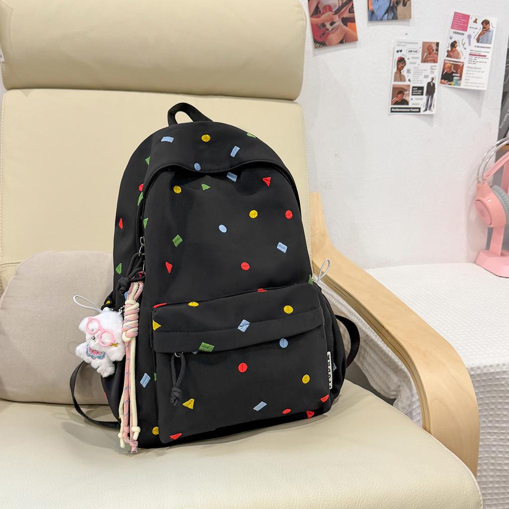Schoolbag Schoolbag Ins Japanese Girl College Style Leisure Travel Backpack Female Korean Version Student Lightweight Large-capacity Backpack