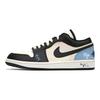 Jordan Air Jordan 1 Cushioning Low top Vintage Basketball Shoes Men's Black 553558-132(Team330-)