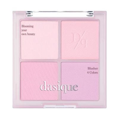 Official Daisyk Blending Mood Cheek Blending Mood Cheek/Blusher Palette/4-Color Blusher/For Yellow/Cool Tones/Warm & Cool Tones/Cheek Palette (02 Cool