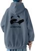 Plus Size Long Sleeve Solid Loose with Panda Sweatshirt with Korean Cut and Everyday [Bligo] Men's Hoodie, Color, Fit, Popular, Simple, Brim, Print,