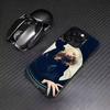 B-Billie Eilish Singer Phone Case For iPhone 17,16,15,14,13,12,11 Plus,Pro Max,Colored Silver Phone Case