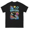 Finger Lakes New York T-Shirt- Souvenir Tee Waterfall Vineyard Trout Sailboat Travel Keepsake Gift