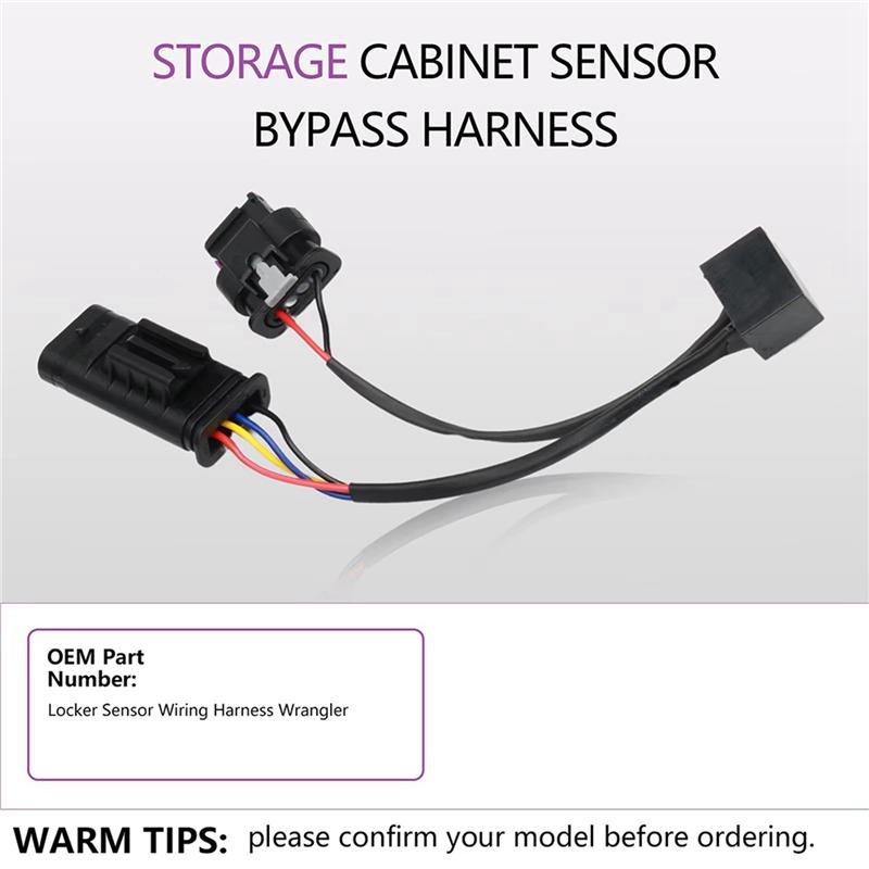 2X Vehicle Locker Sensor Harness For Jeep Wrangler JL Gladiator JT Z-LKR-OEM