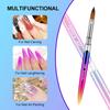 Kolinsky Nail Brush for Manicure Gel Brush for Nails Art Brush 3D Acrylic Liquid Powder Carving Gel Brush Liner Drawing Pen
