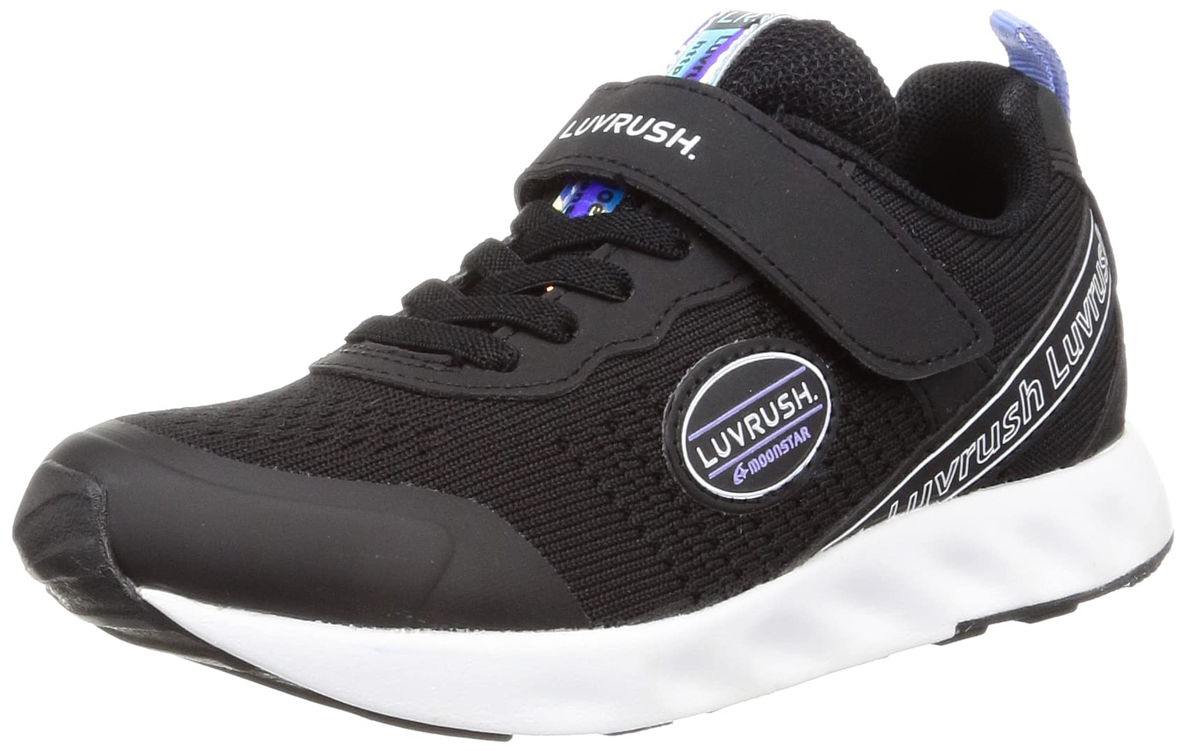 

Athletic Knit 2E [Superstar] Sneakers, Shoes, Material, Magic, 19-24.5cm, 0.5cm Available, Girls, Kids, LV1126, Black, 21.0 cm, чёрный