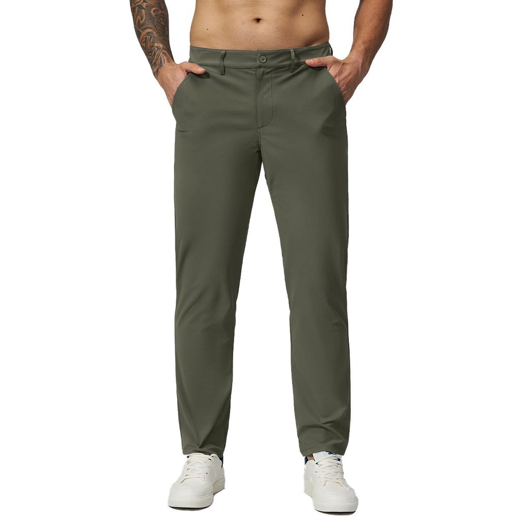 Men's Soft Skin-friendly Golf Straight Quick-Drying Sports Leisure Outdoor Commuter Pants