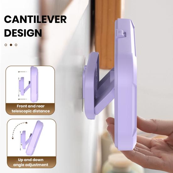 Handyhalterung Wand Drehbar Montiert 360-Grad Immersives Wasserdichtes Visuelles Erlebnis Transparente Handybox