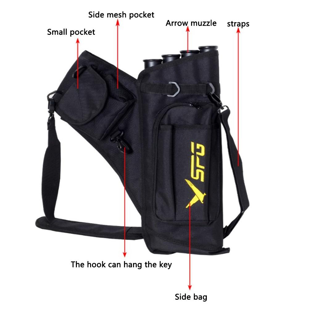 Four-tube Archery Quiver Outdoor Large-capacity Arrow Holder Storage Bag For Competitive Bows Arrows