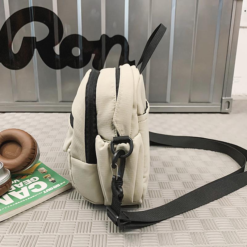 Nylon Bag Men's Multi-Pocket Shoulder Bag Women's Lightweight Crossbody Bag