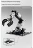 Takmu T2007 Programmable Robot: Remote Control Mechanical Arm Building Block Toy