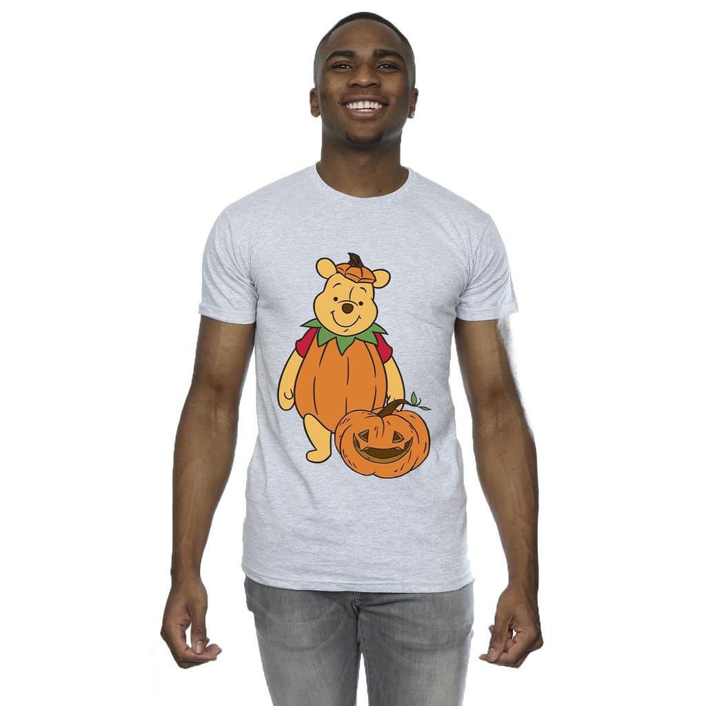Winnie the Pooh Mens Pumpkin Halloween T-Shirt