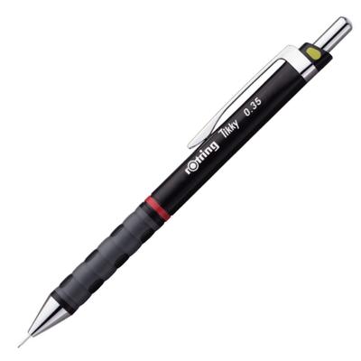 rOtring Mechanical Pencil Tikki for Drafting Black 1904694 Genuine Imported Product 0.35mm