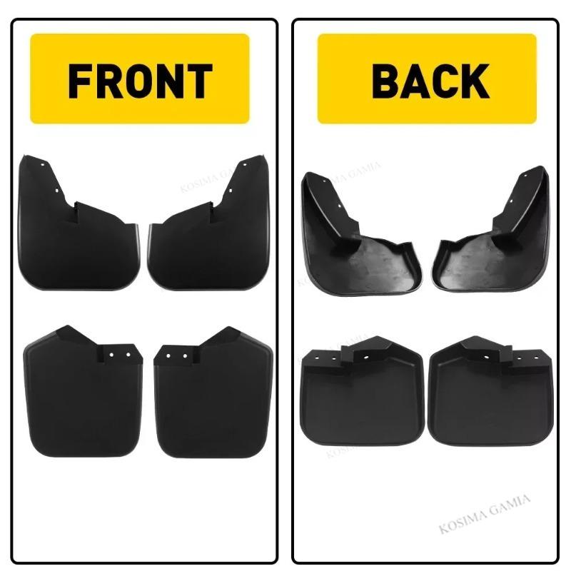 4PCS Front & Rear Mudguards Mudflaps Fender Guards, For Ford Transit Custom 2012 Onward 1915641 Auto Accessories