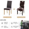 Printed Chair Cover Elastic Seat Chair Cover Living Room Detachable Washable Stretch Banquet Hotel Restaurant Set
