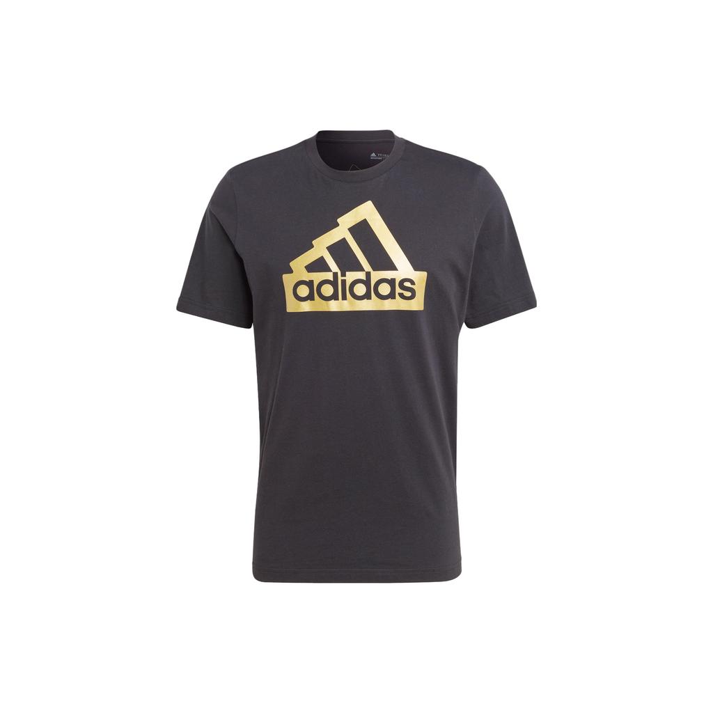 Adidas T Shirts Men's Black Crew Neck Moderate II3468