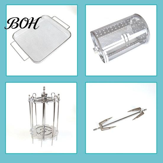 Multi Use Kitchen Frying Basket Stainless Steel Basket, with Handle, Heat Resistant Mesh Strainer, Durable Portable Deep Fryer Tool, for Chips