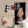 CR66 S-Sabrina C-Carpenter Beschichtetes Handyhülle Für Samsung Galaxy S24 S25 FE S26 Edge S23 Ultra S22 S21 Plus S20 Anti-Fall Airaba