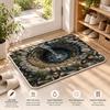 Stone Cave Deep Void View Floor Mat Flannel Rug Soft Non Slip Washable Door Mat For Bathroom Bedroom Kitchen Home Decor