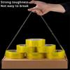 4.5CM×60M High Viscosity Clear Packing Tape - Strong Adhesive for Box Carton Sealing, DIY Mounting & Fixing