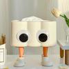 Lovely Tissue Dispenser Collection Unique Paper Storage Box Paper Box with Eyes Adorned Convenient Paper Dispenser