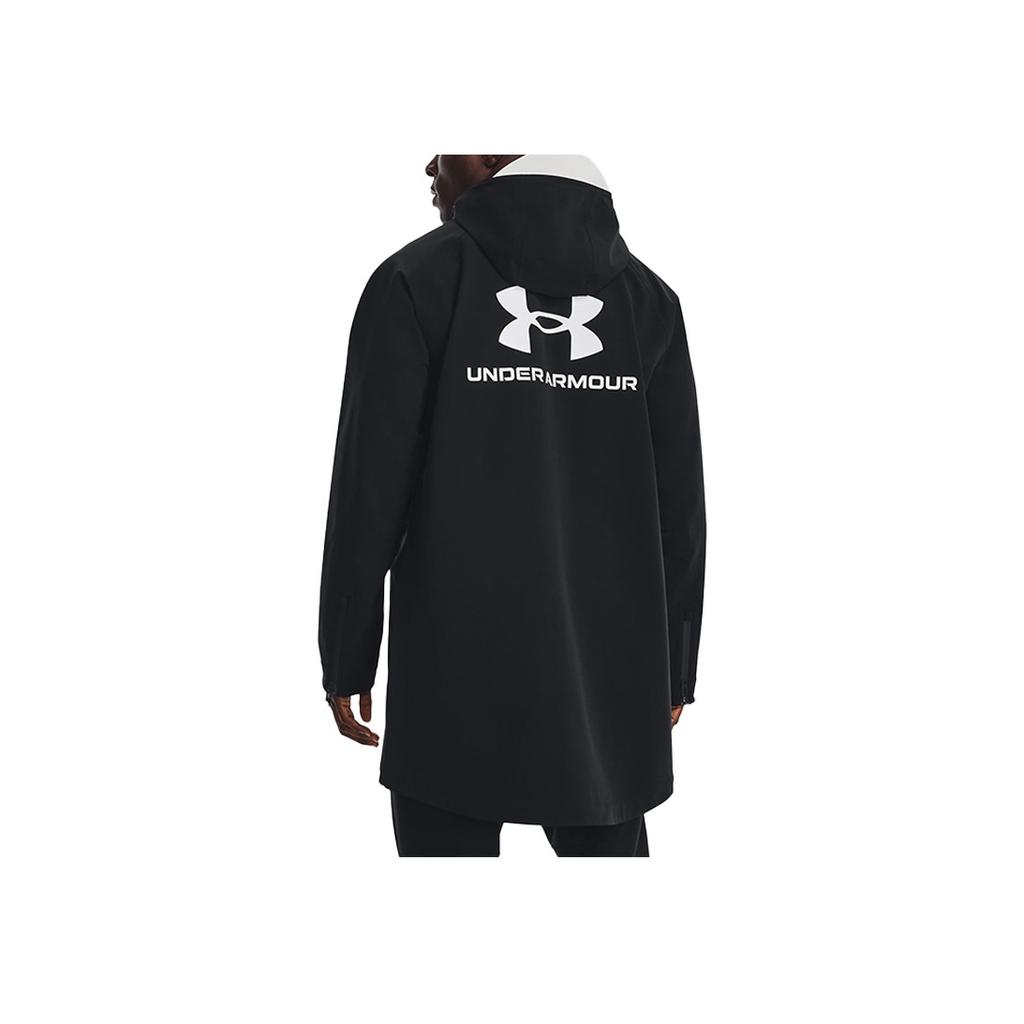 Under Armour Storm Solid Color 3-Layer Protective Hooded Jacket Men Outerwear Black 1375446-001