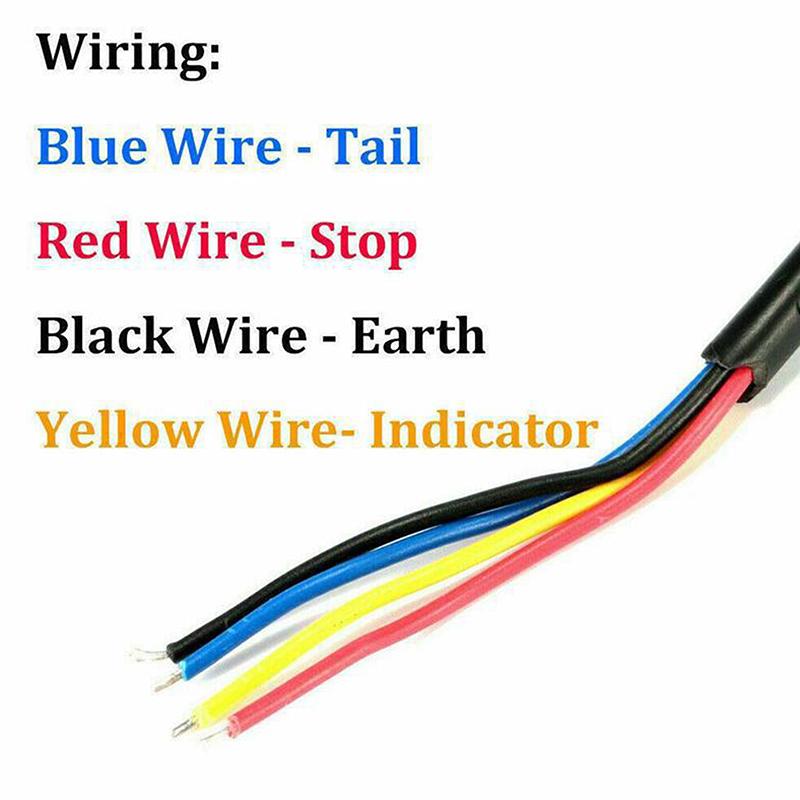 Car Led Tail Turn Signal Ultra Bright 12/24V Brake Reverse Lamp For Pickup Truck Trailor Rear Lamp Waterproof