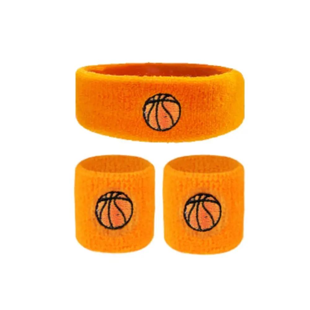 Kids Sports Wristbands Children Wrist Sweatbands Sports Sweatbands For Basketball Baseball Football Soccer Fitness Accessories