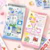 20 Sheets Cartoon PET Sticker Book Diy Diary Decoration School Supply INS Hand Account Stickers Scrapbooking Kawaii Stationery