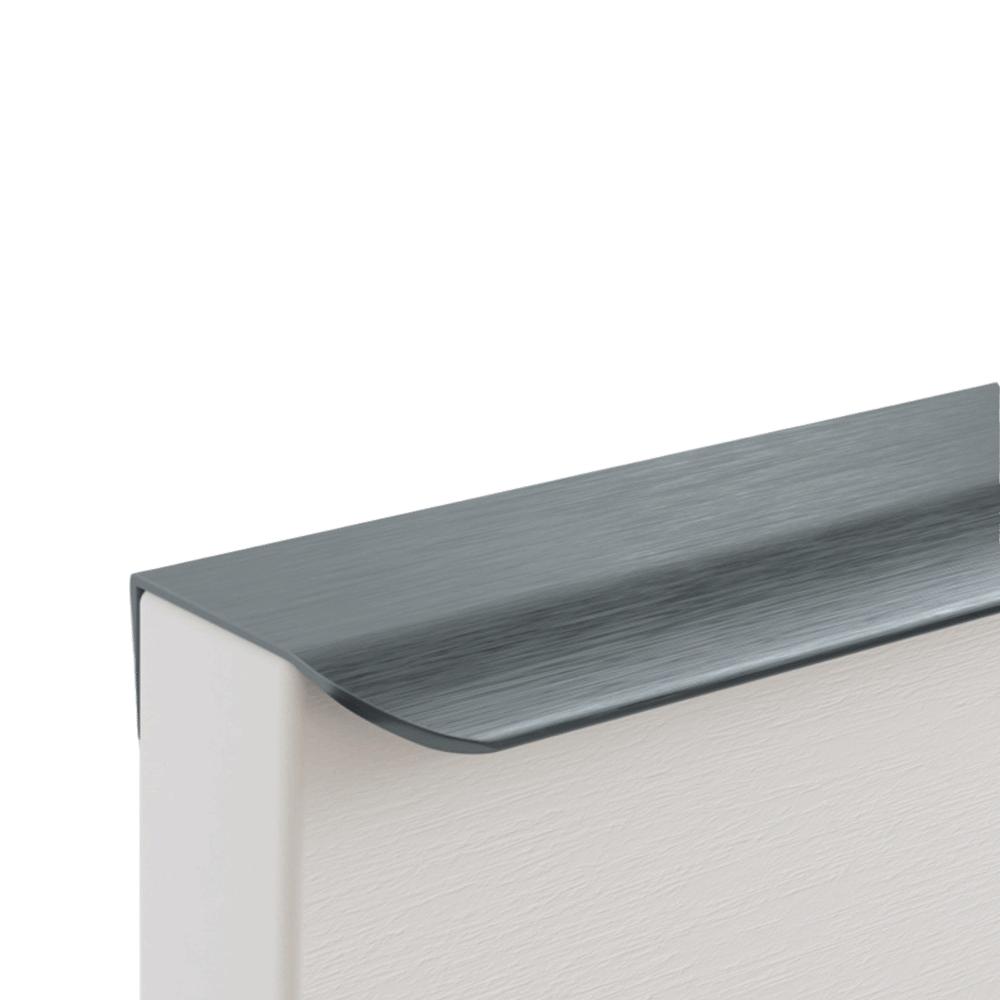 Aluminum Zinc Zinc Alloy Nvisible Cabinet Handles Morandi Color Embedded Wardrobe Handles  Drawer Handle